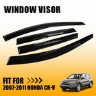 For Honda Cr-v 2007-2011 Visors Window Vent Sun Shade Rain Guards Deflector