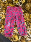 Lot Of 2 Vintage Girls Pink Corduroy Pants Floral Bow 4   4t Health Tex Jet Set