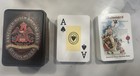 Vintage Budweiser Two Deck Playing Cards Set In Anheuser Busch Collectible Tin