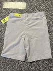 Nwt All In Motion Boys Khaki Golf Shorts Size 14 Button Closure
