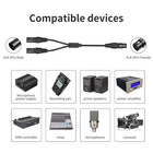 2 Pack Xlr Y Splitter  1 5ft Xlr Female To Dual Male  Balanced Mic Audio Cables