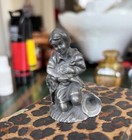 Vtg Shepherd Boy Pewter Figurine  unbranded 