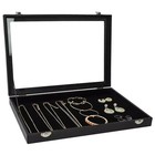 Small Velvet Jewelry Display Box Case For Rings  Bracelets  Necklaces