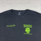 Rare Iron Maiden North American Tour 2012 Backline Crew T-shirt Black   Green