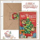 40 Pack Retro Christmas Greeting Cards Vintage Xmas Cards With Envelopes Sticker