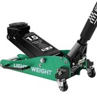 1 5 Ton Aluminum Steel Low Profile Hydraulic Floor Jack Dual Pump Car Lift Jack