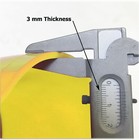 Kufa A38 Yellow black 15  Diameter  inflated Size  15  X 20   Mark Buoy A38y