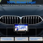 Plate Frames Cover 2pcs Matte Black Black