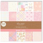 Baby Girl Scrapbook Paper Pack 12x12 50 Sheets 25 Designs Crafting Supplies New