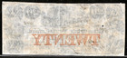 Obsolete Banknote Currency Jan 5  1853 Charleston Sc South Carolina  20 Note
