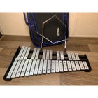 Ross Percussion Bell Kit Glockenspiel With Rolling Soft Case And Music Stand