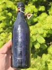 1880s Purple Blob Top Beer   1 Providence Rhode Island Amethyst Ale    A  Hasselbaum
