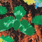 Eton Nwt 100  Silk Pocket Square In Multicolor Abstract Bird Print Made In Italy