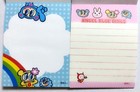 Angel Blue Nakamura Kun Mini Memo Pad 80 Narumiya Character Kids Made In Japan