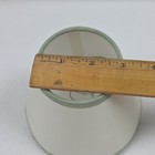 Set Of 3 White green Fabric Clip-on Bell Scalloped Lamp Shades 3  X 6  X 5  H