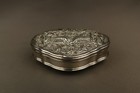 Antique Islamic Ottoman Empire Turkish Silver Repousse Snuff Box 18th Century
