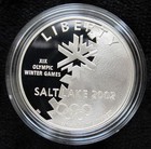 2002 Olympic Winter Games Silver Dollar   Salt Lake   Us Mint   90  Silver  