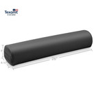 3 4 Round Massage Table Bolster Pillow Pad - 26 X 6 X 4-1 2 Inch - Black