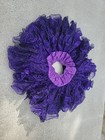 Sheer Magic Purple Shimmer Square Dance Petticoat Sz M