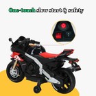 6v Kids Electric Motorcycle Ride On Toy Toddler Motorbike W headlights Bluetooth