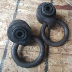 Lot Of 2 Jergens 7100lb Side Pull Hoist Ring 4  Diameter 1x8 Bolt 47306 47316
