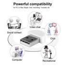 Portable Usb Mini Studio Speech Microphone Recording Audio Mic Adapter