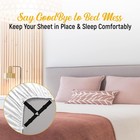 8 Pack Bed Sheet Holder Straps  Triangle Fasteners With Heavy 8 Pcs 