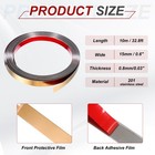 Rose Gold Trim Peel And Stick Mirror Finish 32 8ft X 0 6  For Mirror Frame Wall