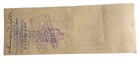 Es Whetsell Mine   Lumber 1st National Bank Of Confluence Pa Antique 1940s Check