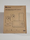 Ebemate Video Baby Monitor Camera With 2 Camera 2 8  Lcd Screen Video