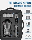  dji Mavic 4 Pro Carry Case Backpack Fits Rc Pro 2 Rc2 17 3in Laptop Bag