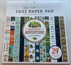 Echo Park Summer Adventure 12x12 Inch Scrapbook Paper Pad 24 Single Side Papers