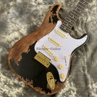 Factory Vintage Custom John Mayer St Electric Guitar Relic Alder Body Heavy Aged