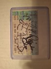 The Cramps 1998 Full Band Autographed Ticket Stub Lux  Poison Ivy  Slim  Harry