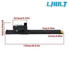 Lablt 2000lbs Clamp Loader Bucket Tractor Skid Steer Heavy Duty 43  Pallet Forks