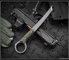 Rmj Tactical Stabby Guy Tungsten Cerakote Cpm-3v Steel Dirty Olive G10 W sheath