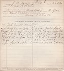 Ohio Penitentiary Adult Inmate Identification Card - Extreme Rarity - 1896