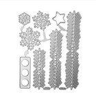 Metal Christmas Tree Wreath Cutting Dies Stencil Scrapbook Diy Paper Craft Gifts