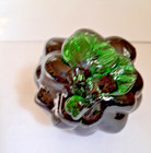 Murano Style Art Glass Decorative Purple Grape Cluster Farmhouse Decor Pre-owned