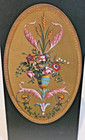 Punch Studio Notepad  floral Inside Oval 8  X 3 3 4  125 Sheets hard Cover new