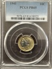 1941 Proof Mercury Dime - Pcgs Pr65 - Awesome Toning - Cam Reverse