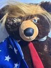Trumpy Bear Deluxe Original 22    Plush W  American Flag Donald Trump With Tags