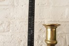 Pair Vintage Ornate Brass Candlesticks Heavy Large Baroque Gothic Decor 19 