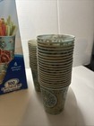 Dixie Everyday 5 Oz Cups 55 Disposable Medallions Floral 2016 Open Box Sage Aqua