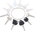 12 Forklift Key Set Forklift Keys Master Set For Yale Cat Clark Komatsu Toyota D