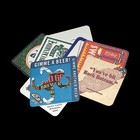 Nos Vintage Barware Bar Coasters Lot Of 8 Breweriana Beer Branded Collectibles