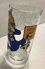 Vintage 1977 Mcdonald s Action Series Glass Officer Big Mac Drinking Tumbler