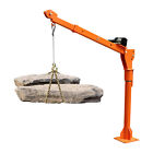 1100lb Truck-mounted Crane Hoist With 12v Electric Winch Pickup Truck Jib Cranes