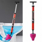 Heavy Duty High Pressure Toilet Unblock Plunger Clog Drain Buster Vacuum Pump Us