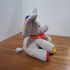 Gund Flappy Elephant Baby Activity Plush Rattle Crinkle Teether Squeaker Stuffed